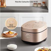 Midea MB-RC436 4.6L Smart Stainless Steel Rice Cooker CN plug (adapter included)