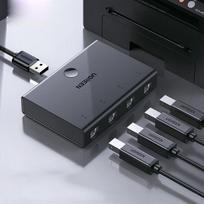 UGREEN 4-Port USB 2.0 Peripheral Sharing Switch