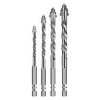 HUHAO Super Hard Four-Edge Tile & Concrete Drill Bit Set