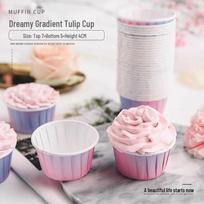 Sheng Bilei Gradient Rolled Edge Cupcake Liners