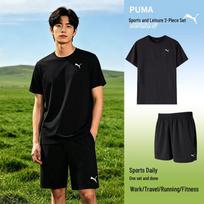 PUMA Men's Sportswear Short Sleeve Shorts Set 2XL