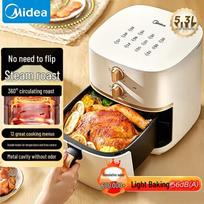Midea 5.3L No-Flip Air Fryer Oven CN plug (adapter included)
