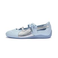 PUMA × THE POWERPUFF GIRLS Ballet Women's Mary Jane Shoes Blue Silver 408103-01 EU 39
