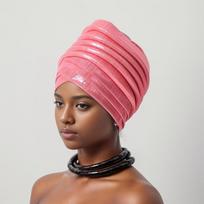 Grožio Juostelės Daugiasluoksnė Perlenkta Turbaninė Kepurė Afrikiečių Skrybėlė Musulmoniška Turbaninė Kepurė black