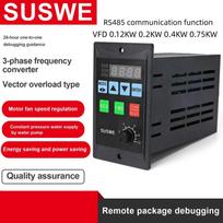 VFD 0.12KW 0.2KW 0.4KW 0.75KW dažnio keitiklis Pridėti trifazio variklio tvarkyklę MCU T13-750W-12-H vienfazis įėjimas Paprastas dažnio keitiklis 0.12KW juoda