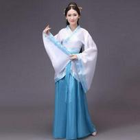 Moteriškas Hanfu Quju Chang'e fėjos šokio sijono kostiumas operai, pasirodymui ir išleistuvėms L (for height 168-175cm)