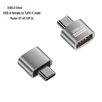 Fast Charging Type-C 3.1 Male To Female USB Adapter with Audio, Video, and OTG Support, 10GB Full Function Adapter.