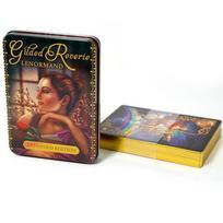 Gilded Reverie Lenormand Tarot Deck Gilded Edge for Fortune Telling Game Card