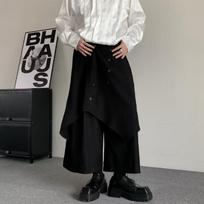 High-Grade Yamamoto-Style Irregular Buttoned Culottes for Men and Women 2XL