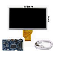 6.5 colio AT065TN14 50 kontaktų nešiojamas LCD ekrano ekranas universalus „pasidaryk pats“ Type-C mini HDMI tvarkyklės valdymo plokštė Raspberry Pi PC monitorius