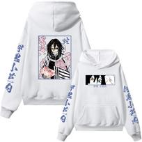 Demon Slayer Iguro Obanai and Kanroji Mitsuri Anime Hoodies sweatshirt Pullovers Man Woman Couple Streewear cartoon hoodies S