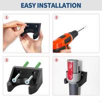 Universal Vacuum Cleaner Wall Mount Holder For Stick Tube Without Tools Installation Required Vacuum Accessory Holder China Mainland