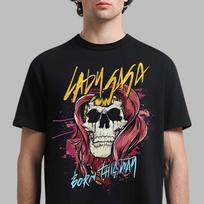 Lady Gaga Born This Way Skull T-shirt Cotton For men Women S-4XL M209 Unisex T-Shirt XL