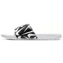 Nike Benassi Jdi Print Slide 'White Black Swoosh' 631261-106 40