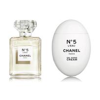 CHANEL N°5 L'Eau Rinkinys N°5 L'Eau 50ml & N°5 L'Eau Rankų Kremas 50ml Size 5 Water 35ml+Hand Cream 50ml