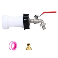 Multipurpose Tank Outlet Tap S60x6 Coarse Thread 1000L Large Capacity Water Tank Accessories with 3/4Inch Adapter MM