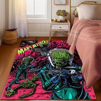 Movie Mars A Attacks Printed Carpet Non Slip Floor Mat Large Size for Living Room Bedroom Sofa Home Decor Modern Rug 40x60cm (16x24in)