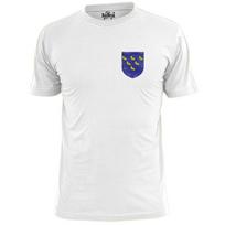 Mens Sussex County Shield Badge T shirt Cricket Sport L