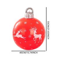 Gift PVC Christmas Balloon DIY Large Balls Christmas Tree Decoration New Year Party Outdoor XMAS Balloon Christmas