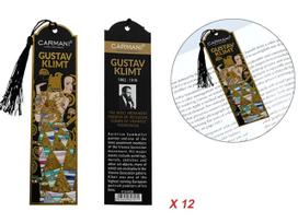 Zestaw 12 Zakładek Do Książki Gustav Klimt Oczekiwanie Prezent Dla Niej