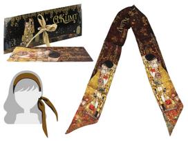 Bandelisa Zakładka Do Książki Gustav Klimt Pocałunek Opaska Prezent Box