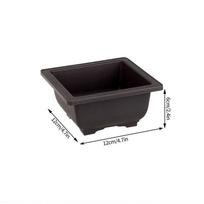 Training Bonsai Pots With Trays Rectangular Plastic Growing Pots Flowerpots Succulent Plants Pots Container Garden Decoration