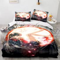 Anime Kawaii Sexy Girl Bedding Set,Duvet Cover Comforter Bed Set Quilt Cover Pillowcase,King Queen Twin Size Boys Girls Adults 135x200cm