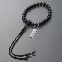 Takita Shoten Buddhist Altar Jodo Shinshu Buddhist Prayer Beads Black Onyx 22 Silk Cord Tassel Prayer Prayer Formal Prayer Beads of Manufacture by a juoda