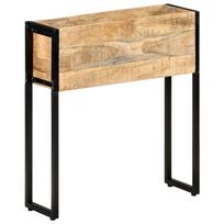 Vidaxl Donica, 60X20X68 Cm, Surowe Drewno Mango