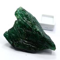 999.80 Ct Natural Emerald Green Rough Uncut CERTIFIED Huge Size Loose Gemstone 81 mm approx žalia