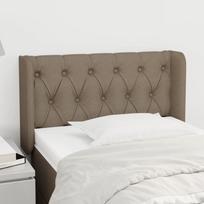 Vidaxl Zagłówek Uszak, Taupe, 83X16X78/88 Cm, Tkanina