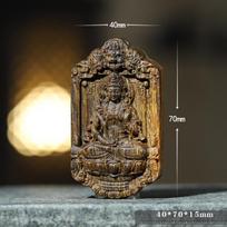 Nha Trang Agarwood Samantabhadra Bodhisattva Pendant