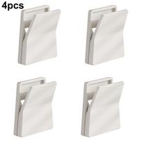 4pcs Kitchen Sealing Clips, Bathroom Toothpaste Holder, No-drill Wall-mounted