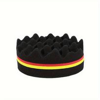 Oval Hair Curling Sponge Brush Double-Sided Styling Tool for Voluminous Waves Curly Hair Care Detangling on Wet/Dry Hair Salon