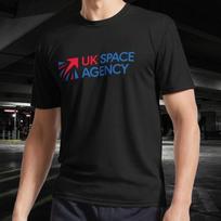 UK Space Agency (UKSA) Active T-Shirt Mens Womens Tees Top- 1900s Active T-Shirt Mens Womens Tees Top Funny Size S to 5XL M