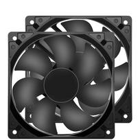 PANO-MOUNTS Cooling Fan 120mm 12cm High Airflow 12025 DC 12V 120x120x25mm 2-pin PC Fan (2-pack)