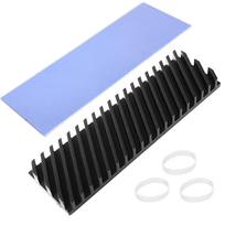 Hodyludy Copper Heatsink 70mm x 20mm x 6mm Graphene Coated, Thermal Runaway Prevention, for 2280 M.2 SSDs, PS5, and Laptops