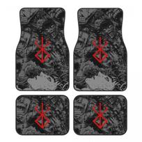 Anime Berserk Car Floormat Heavy Duty Front Rear Rubber Floor Mats Carpet Floor Protection Fits Most Vehicles 4XL
