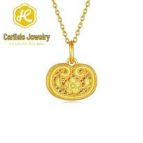 Shuibei 999 Fine Gold Pendant Necklace - Internet Celebrity Beauty Conference Gift Pendant Only