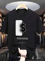 Unisex Summer Casual Round Neck T-Shirt,Slightly Stretchy,Adult Fit Short Sleeve T-Shirt, FashionPrinting Design XL