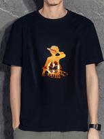 Unisex's Fashion Classic Anime Printed T-Shirt, Summer Comfortable Short Sleeved Versatile Top XXXL