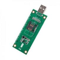 Cablecc Mini PCI-E WWAN to USB Adapter Card SIM Card Slot Module Test Tool with LTE Card