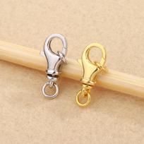 Ting Xiang S925 Sterling Silver Lobster Clasp for DIY Necklace or Bracelet Connector 1717 Key Head Clasp (1 piece) auksas