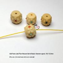 Raw Gold & Jade Spacer Beads: Star, Moon, Fish, Plum Blossom, Mermaid, Laughing Buddha for DIY Ornaments