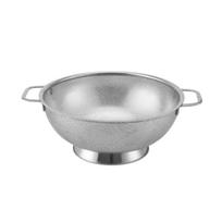 Fine Mesh Filter Vegetable Washing Basin Solid Ring Base Draining Basket  Vegetables S 22.5cm-Draining Basket