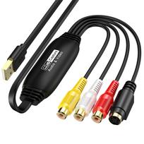 USB 2.0 Video Capture Card, 1920x1080p (1080P compatible), VideoVHS to 8mm DVD Copy, PC Capture, Video Capture Board, Windows & Mac Compatible