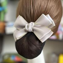 Starry Cat Bow Professional Floral Hair Net for Updo Hairstyles - F307