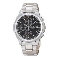 SEIKO Second Chronograph Quartz Watch SND191P Silver Overseas Model [Seiko] 1/20 Men's