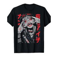 Japanese Streetwear Cyberpunk Y2K Retro Techwear Manga Anime T-Shirt S