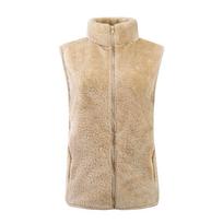 Women's Fleece Vest for Autumn/Winter – Long, Thickened, Embroidered, Ideal for Middle-Aged & Elderly. M (40-50 kg)